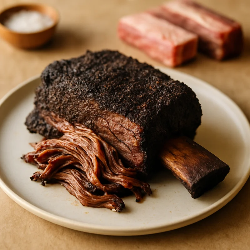 Smoked beef short ribs