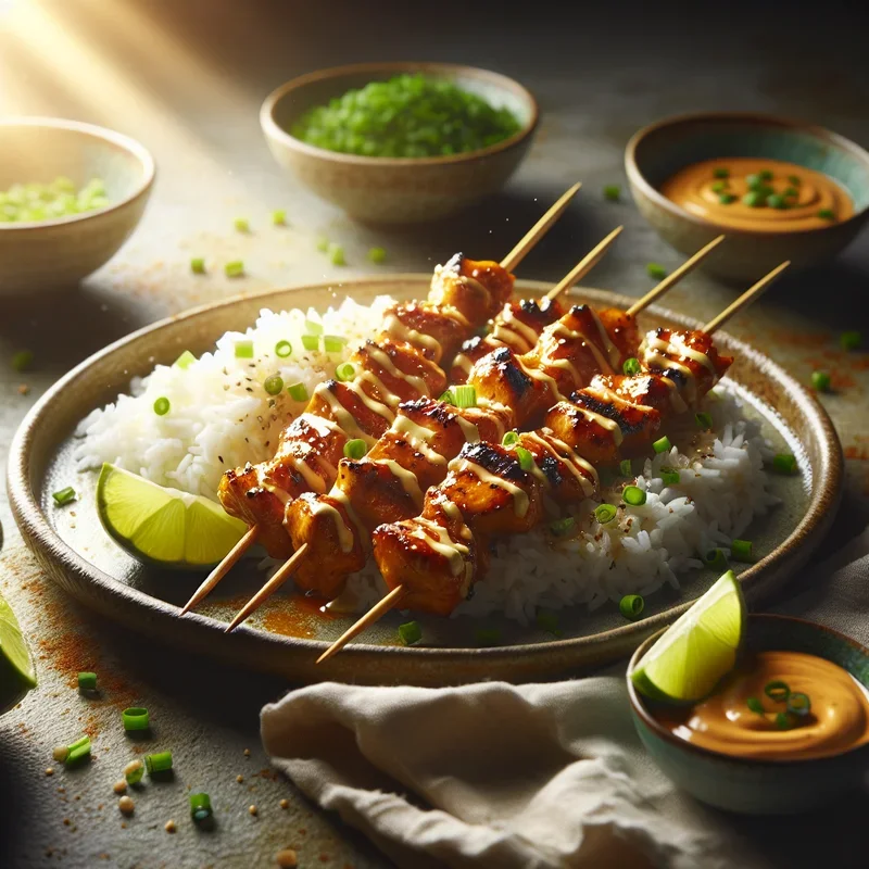 Yum Yum Chicken Skewers